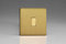 XDB1S Varilight Flat Plate Screwless Brushed Brass 1 Gang Light Switch Decorative Inserts,White,86x86x25mm