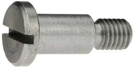 Reidl Flachkopfschrauben mit Schlitz und Ansatz 4 x 12 mm DIN 923 5.8 blank 100 Stück
