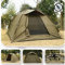Q-Tac Ruck Zuck Bivvy, 2 Mann Angelzelt, Karpfenzelt, DAS ORIGINAL 250 x 250 cm