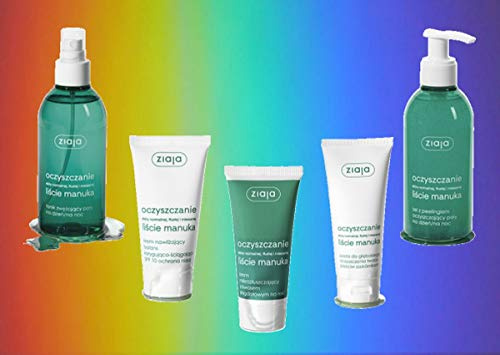 Ziaja Manuka Tree Gesichtspflege-Set für unreine Haut mit GRATIS WASCHGEL
