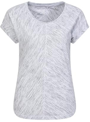 Mountain Warehouse Retreat Womens Slouch T-Shirt White Women's Size 6