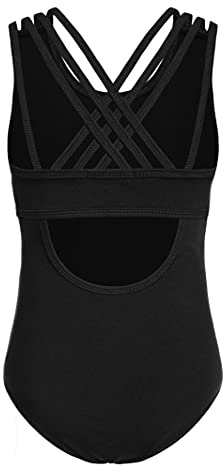 Arshiner Girls Ballet Leotards Dance Gymnastic Outfits Crisscross Bodysuit