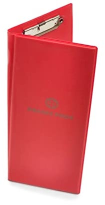 DRAKES PRIDE RIGID RED SCORECARD HOLDER##B6390