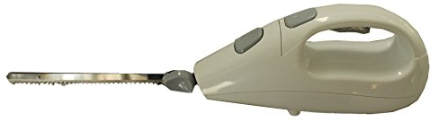 ito electronics Elektrisches Messer 250W weiß/Edelstahlklingen Schnelltrenner Dualer Sicherheitsschalter 108641