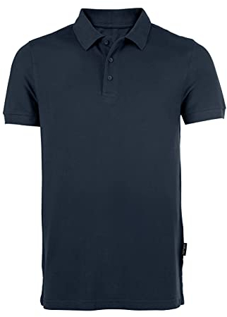 HRM Premium Herren Heavy Polo Shirt, Navy, Gr. 3XL - 100% Baumwolle, Basic Polohemd Bis 60°C Waschbar - Hochwertige & Nachhaltige Workwear