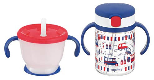 Richell Lot de pailles Bleu marine 6 mois
