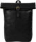 HOLZRICHTER Berlin Rolltop Rucksack No 4-1 (L) aus Leder - Premium Daypack im Vintage-Look für Damen & Herren - Schwarz
