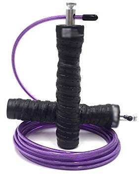 1PC Profi Springseil PU Schweiß Absorption Gürtel Jim Stahldraht Speed Rope Jump
