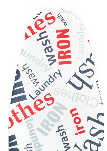 SOFTILLO Cotton Ironing Board Cover with Padding, Ironing, Stylish Covering with 3mm Foam, Thermal Layer Protection, Adjustable Drawstring