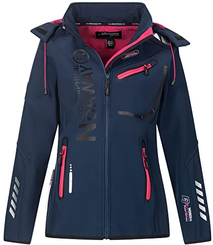 Geographical Norway Damen Softshell Jacke Rein Navy L
