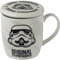 Puckator The Original Stormtrooper Infuser Tea Coffee Mug Set with Lid - Funny Home Accessories - Cute Gifts for Girlfriend - Large Mugs for Men Women Hot Drinks Cute Cups Presents Secret Santa Gift