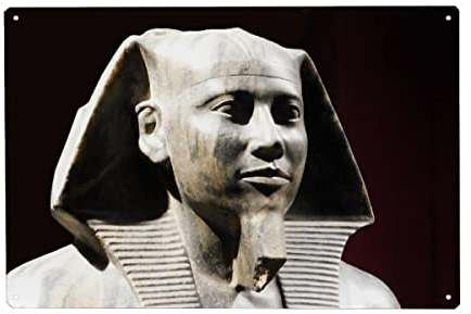 artboxONE Metall-Poster 30x45 cm Reise Statue Ramses von Künstler sommersbilder