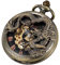 Alwesam Mechanische Taschenuhr für Herren, Drachen-Design, Handaufzug, römische Ziffern, Steampunk, mit Kettenbox, Bronze-Schwarz, Mechanisch, PJX1346-SILVER