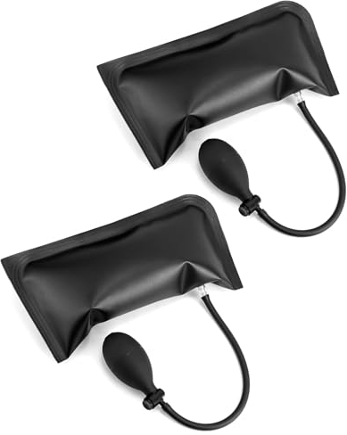 QWORK® 2 Stück Montagekissen, Hebekissen Luftkissenheber Belastung bis 200kg (Großes Rechteck)