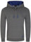 DENIMFY Hoodie Herren Regular Fit DFBenno Kapuzenpullover Pullover Grau XL, Größe:XL, Farben:Grey Melange Standard 2 (63300)