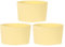 sourcing map 3Pcs Coffee Cup Sleeve, Silicone Cup Sleeve Non-Slip Glass Water Bottle Mug Sleeves Yellow