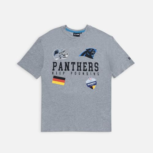 New Era Shirt - NFL Munich Carolina Panthers grau - XL