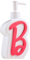 Collectibles Barbie Pink B Monogram Seifen-/Lotion-/Handdesinfektionsspender aus Resin, 345 ml, (Offiziell Lizenziertes Produkt) von Franco