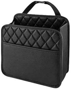 YYTERI Auto Kofferraum Leder Organizer Box, für BMW X5 F15 F16 F49 F86 F85 G05 G08 F48 Faltbare Autotasche Organizer Wasserdicht mit Fächern Aufbewahrungs Box Zubehör