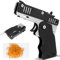 AUYAO Metal Burst Collapsible Rubber Band Toy Gun, Portable Shooting Game, Foldable Toy with Rubber Bands, Kids Christmas Indoor/Outdoor Activity Toy