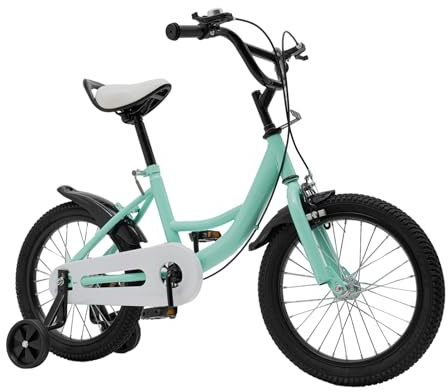 Charocean 16 Zoll kinderfahrrad für Jungen und Mädchen, 16 Zoll Kinder Fahrrad ab 4-8 Jahren, Kinder Fahrräder Höhenverstellbar Kinderfahrräder mit Stützräder