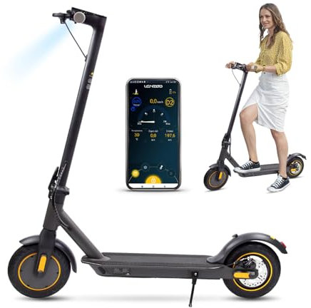 8.5” Patinete Eléctrico Adultos 350W Motor Potente Pantalla LCD Autonomía hasta 25-30Km Neumáticos Sólido Sistema de Doble Freno Plegable Aleación de Patinete Electrico Capacidad de Carga 120Kg