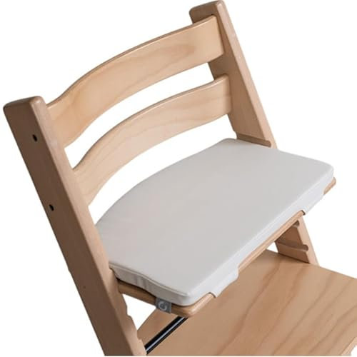 COZYKIDS for Tripp Trapp High Chair Cushion | High Chair Accessories for Babies and Toddlers | Waterproof, Easy-to-Clean Foam Pad | Made in Korea (Cream Ivory, Basic)