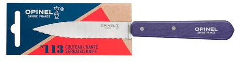 Opinel - Couteau cranté N°113 Violet Paysage
