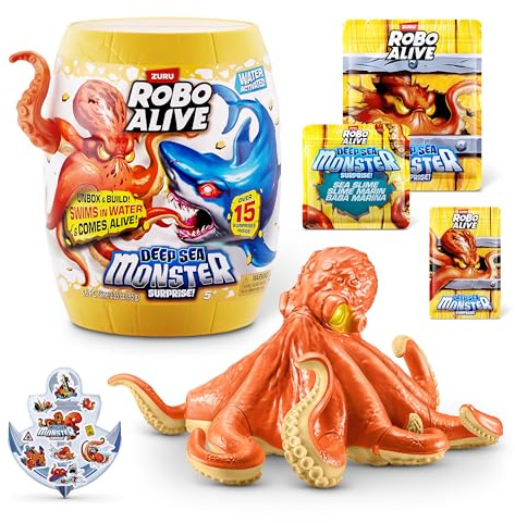 ROBO Alive Deep Sea Monster Surprise von ZURU, Unboxing, elektronisches Tierspielzeug für Jungen
