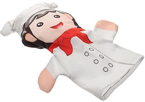 Toyvian Handpuppen Für Cartoon-koch Handpuppe Aus Interaktives Geschichtenerzählen Kreative Fingerpuppen Für Spielzeit Schulaufführungen Und Fantasievolles Spiel