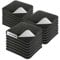 com-four® 24x Gepolstertes Sitzkissen 35 x 35 - Stuhlkissen für Stühle und Bänke - Sitzkissen-Set aus Filz - Eckige Sitzpolsterauflage für Esszimmer, Garten, Terrasse, Balkon