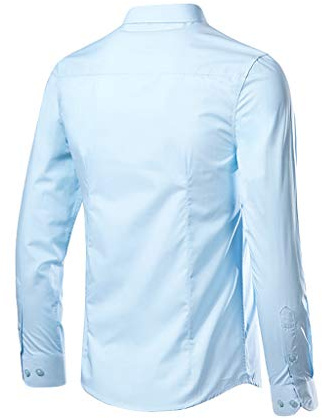 Générique Chemise Blanche Homme, Chemise Homme Manches Longues - Coupe Droite - Chemises Infroissable Hommes - Coupe Droite - Chemises d'affaires