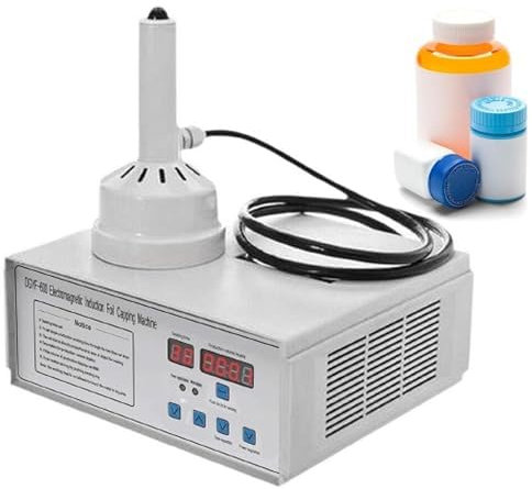 Induction Sealer - Handheld Portable Electromagnetic Foil Sealing Machine for Bottle Caps (20-130mm) - Easy to Use Aluminum Foil Sealing Solution for Home and Business