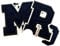 Navy Blue Letters Applique Iron-On DIY Alphabet Patch