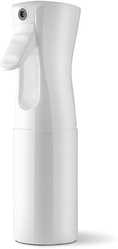 Qualis White Mist Spray Bottle – Ultra Fine Water Sprayer, Refillable Hair, Cleaning And Plant Mister, Leak-Proof Spray Bottle (200ml)