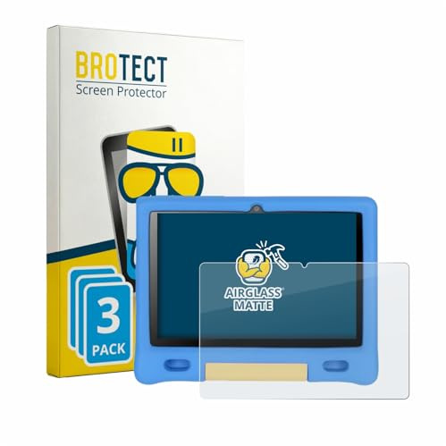 BROTECT Entspiegelungs Schutzglas für Bufo Kids Tablet 10.1 (3 Stück) Schutzfolie Matt [Extrem Kratzfest 9H, Anti-Reflex, Anti-Fingerprint]
