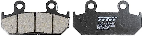 TRW MCB562 Brake Pad Set Disc Brake Organic Allround Compatible for Honda CMX - Front Axle and Other Vehicles