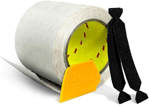 VViViD 3M Clear Paint Protection Vinyl Film 6 Inch Wide Choose Your Size Including Tools (6 Inch x 60 Inch)