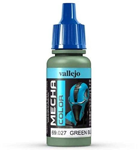Vallejo AV Mecha Acryl-Farbe für Airbrush, 17 ml Grün-blau