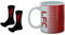L.F.C Official Liverpool Football Ceramic Mug & Socks Gift Set for Birthdays or Valentines