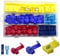 CEEYSEE 100 Pezzi Connettori Elettrici Snap-in Connector Block Fibbia T-Tap Filo Elettrico Connettore Nylon Terminali Maschio Isolati a Innesto Rapido Kit – Per Cavi Da 0,5 – 6,0 mm²(YNXJ2)