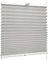 SchattenFreude Klemmfix-Plissee für Fenster | Mit Klemm-Haltern | Ohne Bohren | Grau, Breite: 100cm x Höhe: 130cm