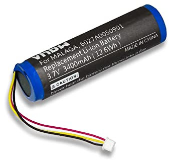 vhbw Batterie Remplacement pour Tomtom 6027A0050901, 6027A0131301, L5, Malaga pour GPS, Appareil de Navigation (3400mAh, 3,7V, Li-ION)