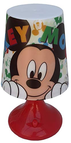 Licht Lampe Mickey Mouse Disney Mickey Mouse Nachttischlampe batteriebetrieben Geschenkbox - WD21231 mehrfarbig