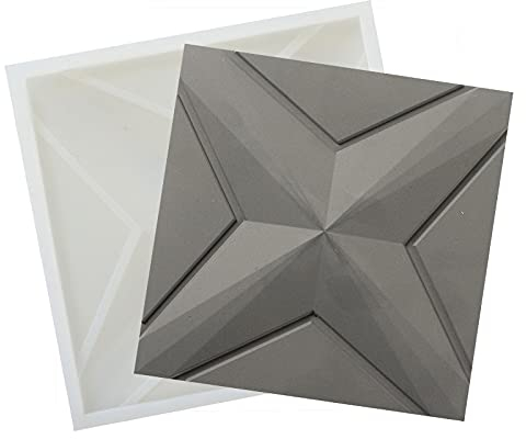 Molde de silicona para pared de hormigón, molde de silicona 3D, fondo de yeso, herramienta decorativa para el hogar