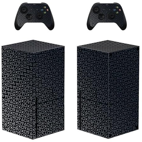BUCEN Protettiva Vinile Pelli Console per X-Box Series X Adesivo Avvolgente con Decalcomanie Controller Wireless Gratuite 44136 Decalcomania