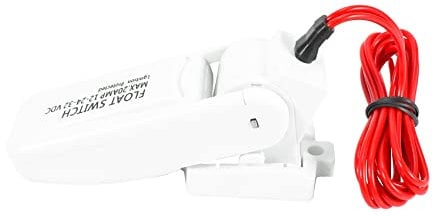 Wanjorlay Interrupteur à Flotteur de Pompe de Cale Automatique 12 V 24 V ou 32 V pour Bateau Yacht Caravane Camping Pompe à de PêChe Marine Marche/ArrêT Automatique