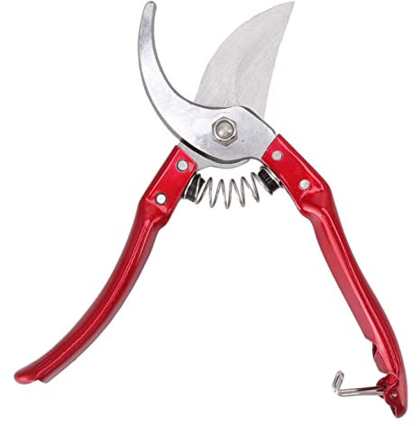 Coupe-sabots de Chèvre, Cisailles Coupe-ongles pour Moutons, Pince de Cisaillement Pig Trotter avec une Charge de Ressort Plus Forte Outil de Réparation de D'ongles D'orteils D'animaux(Rouge)