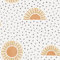 Holden Sunbeam Wallpaper Sun Triangles White/Orange 13320