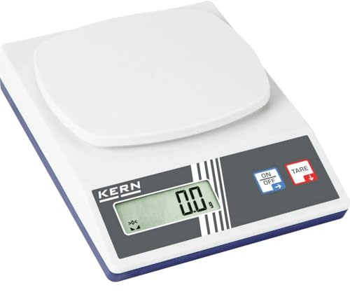 KERN Schulwaage EFS 200-1S05 (2-Tasten-Bedienung, Wägebereich max. 220 g, Ablesbarkeit 0,1 g, Reproduzierbarkeit 0,1 g, für Schulunterricht)